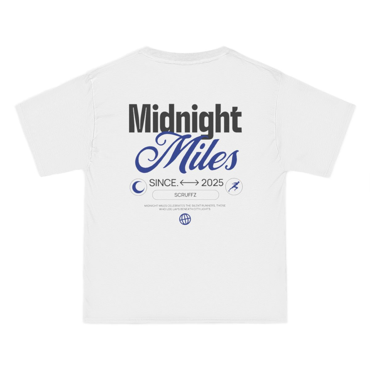 Camiseta Midnight Miles Scruffz Oversize