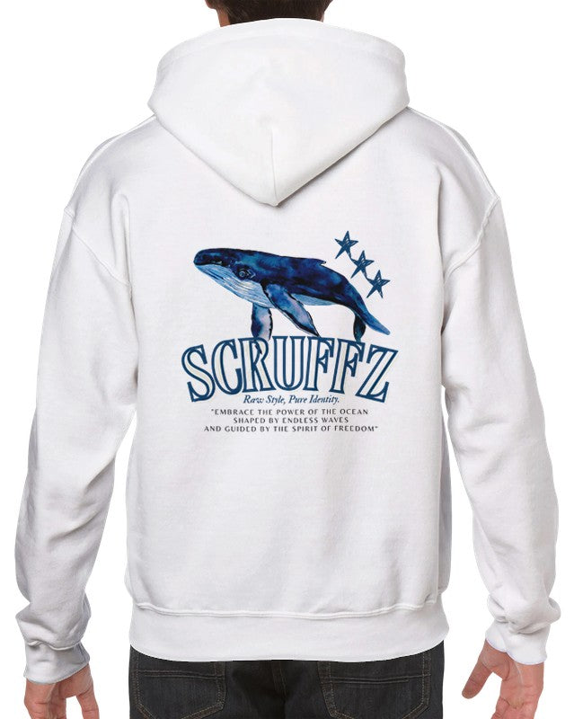 Sudadera de Scruffz Blanca Ocean