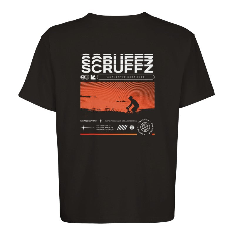 Camiseta Recycle Negra Scruffz