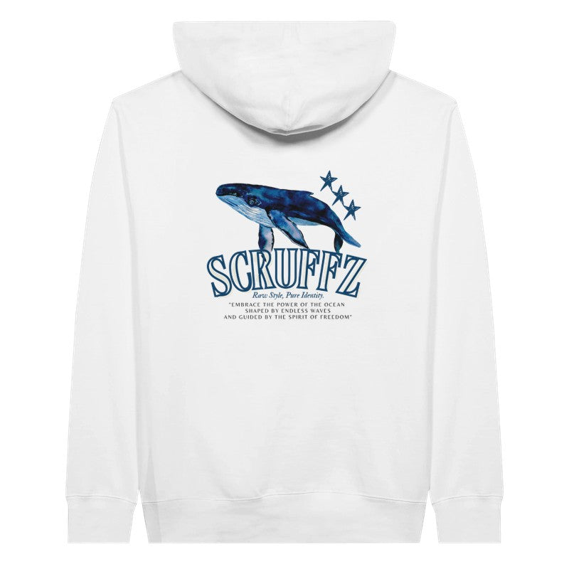 Sudadera de Scruffz Blanca Ocean
