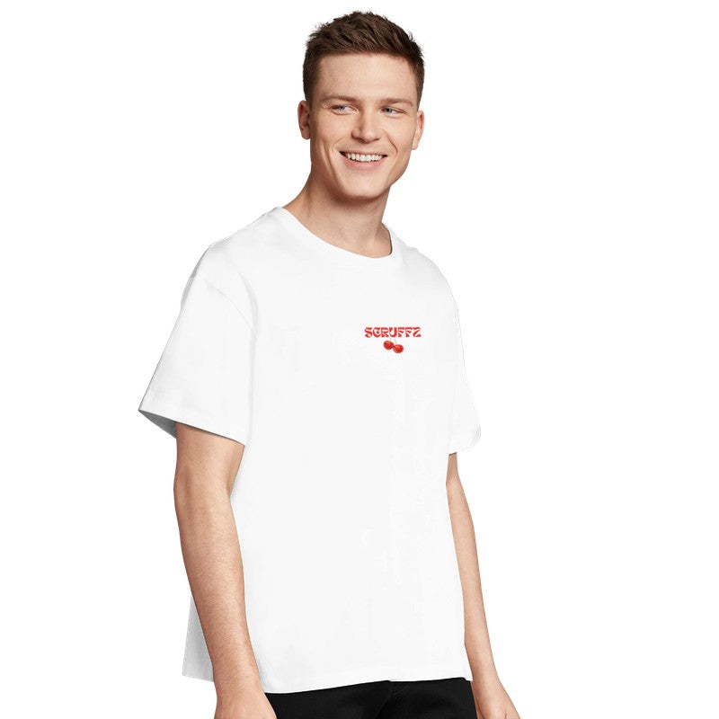 Camiseta Cheerful Blanca de Scruffz