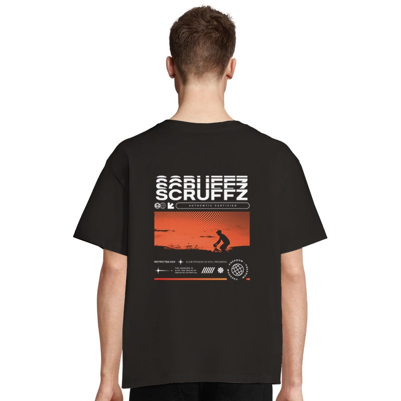 Camiseta Recycle Negra Scruffz