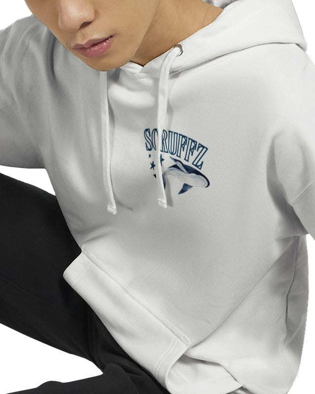Sudadera de Scruffz Blanca Ocean